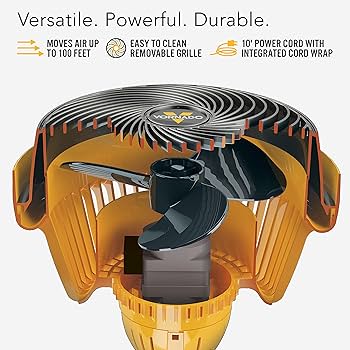 Amazon.co.jp: Vornado サーキュレーター(空気循環器)イエロー